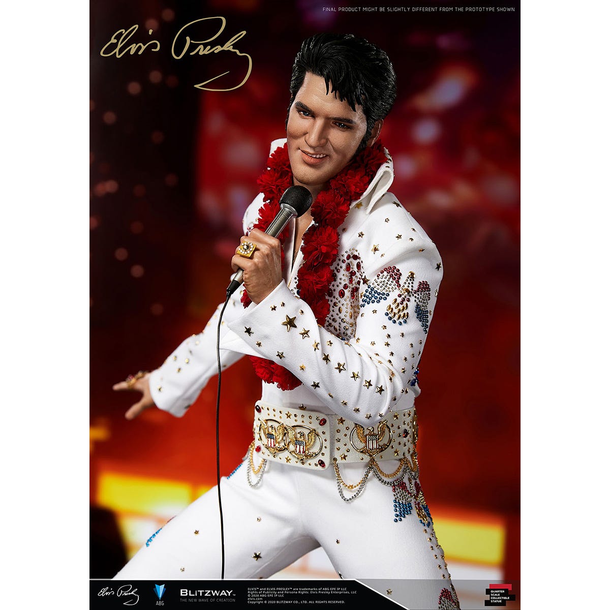 Blitzway 'Elvis Presley', 1/4th Superb Scale Statue | 8809321479395