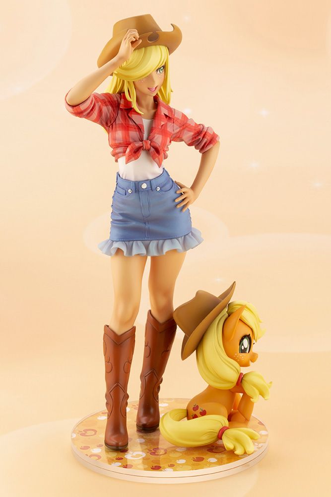Kotobukiya 1/7 Applejack Bishoujo Statue, My Little Pony Series Printed and Assembled Figure Kit | 190526017627