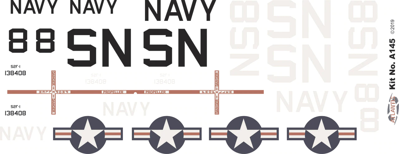 Atlantis 1/54 S2F Hunter Killer Aircraft | 850002740172