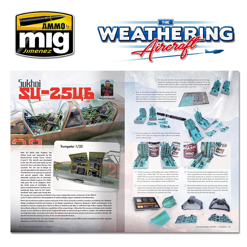 Ammo Mig The Weathering Aircraft Issue 07: Interiors (English) | 8432074052074