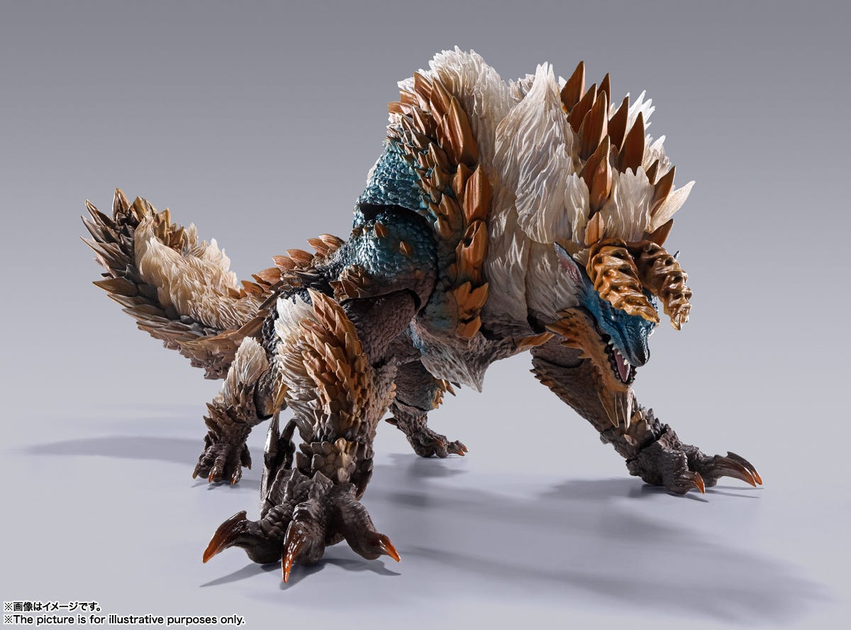 Bandai Spirits S.H.MonsterArts Zinogre Monster Hunter World Iceborne | 457310261471
