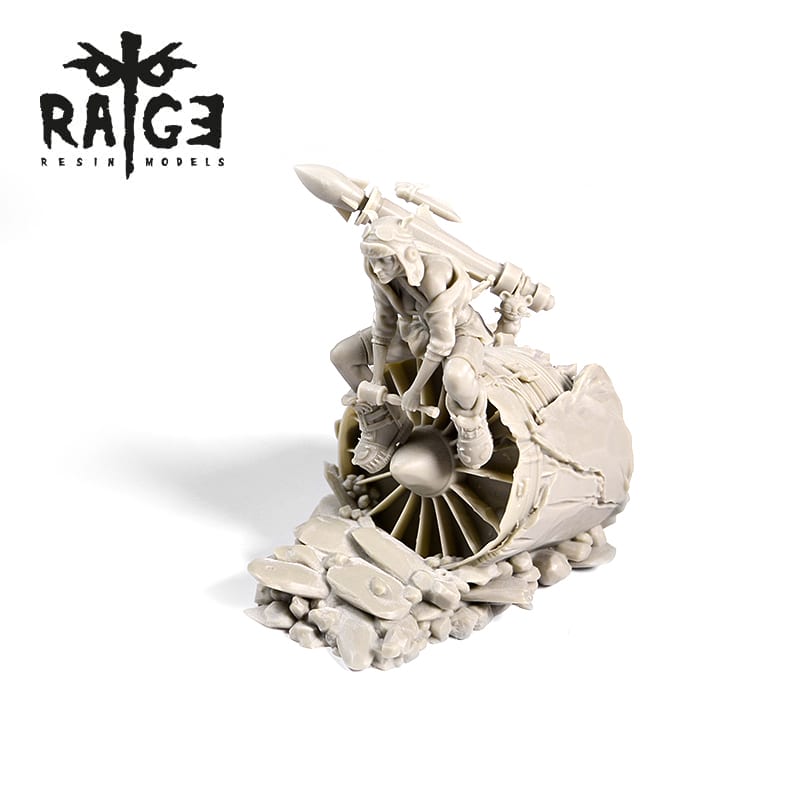 AK Interactive Crash Landing (90mm) | 8435568312364