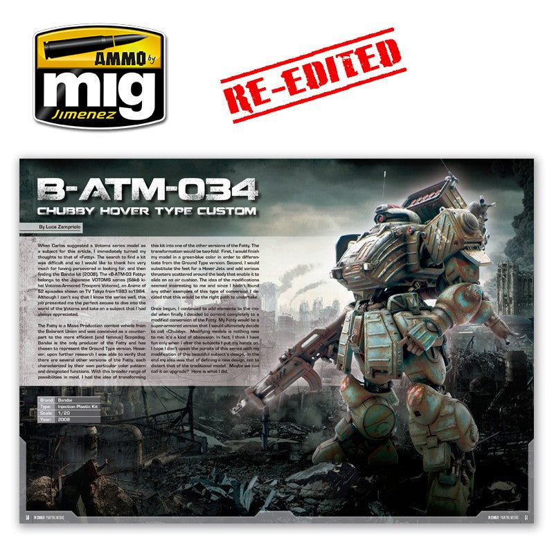 Ammo Mig In Combat 1 - Painting Mechas (English) | 8432074060130
