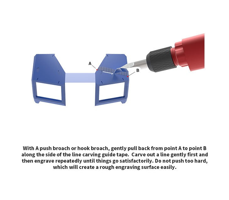 DSPIAE Hard Edged Carving Tape with Adhesive Back 4mm x 30m (for Panel Lines) | 6970845560950