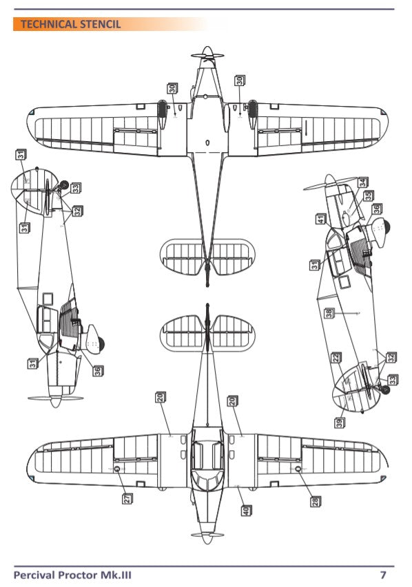 Dora Wings Percival Proctor Mk.III | 4820237050137