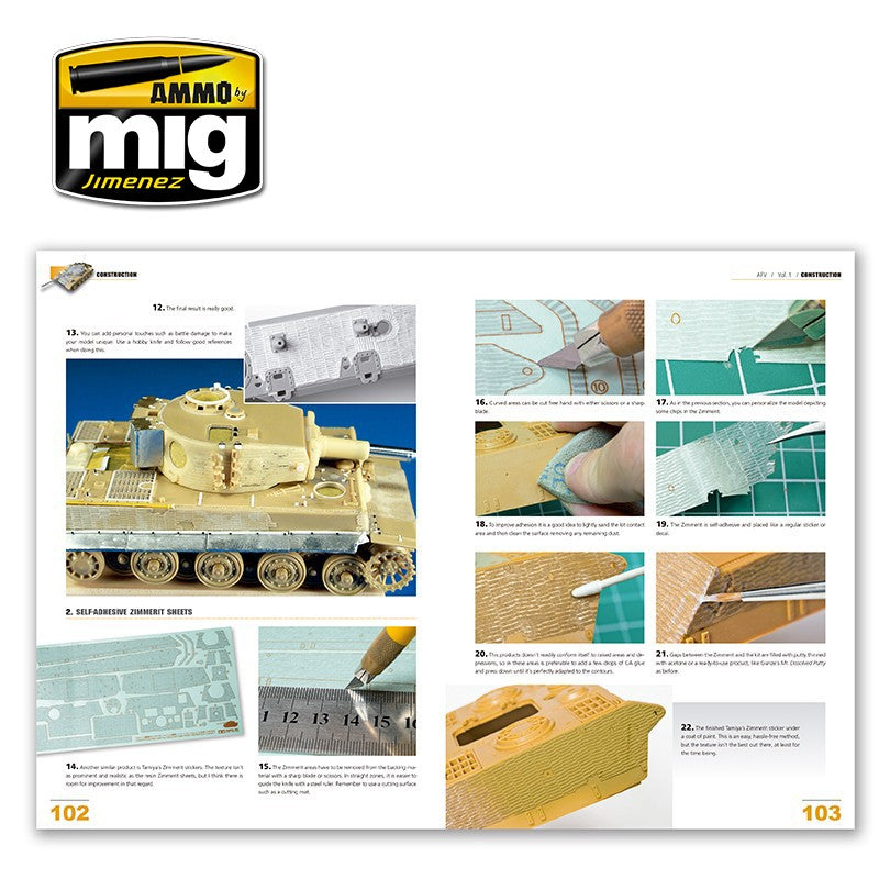 Ammo Mig Encyclopedia of Armour Modelling Techniques - Vol. 1: Construction (English) | 8432074061502