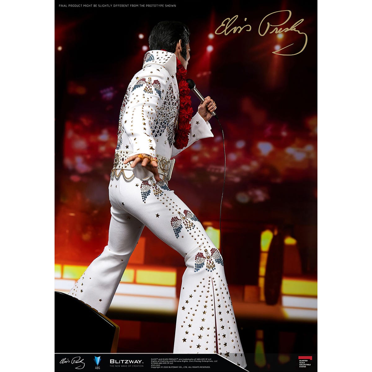 Blitzway 'Elvis Presley', 1/4th Superb Scale Statue | 8809321479395