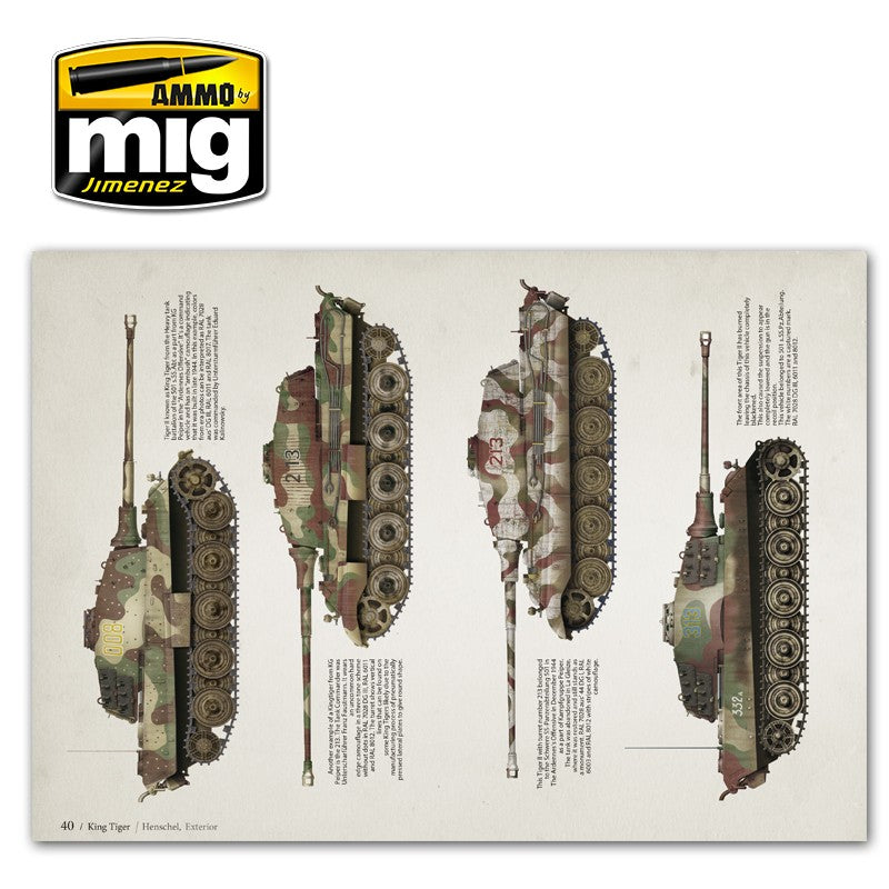 Ammo Mig King Tiger - Visual Modelers Guide (English) | 8432074060222