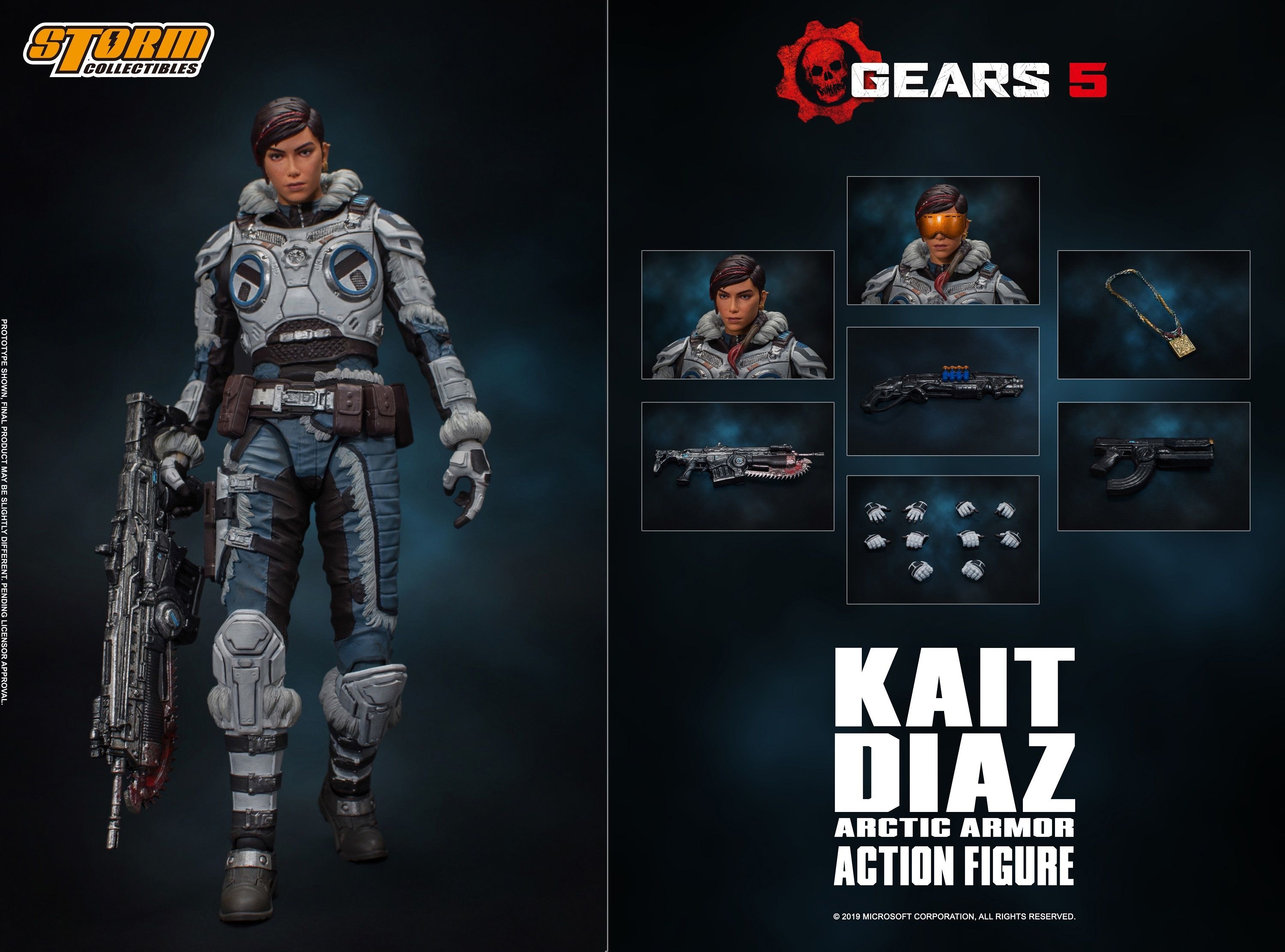 Storm Collectibles 1/12 Kait Diaz 'Gears of War' Action Figure | 4897072871081