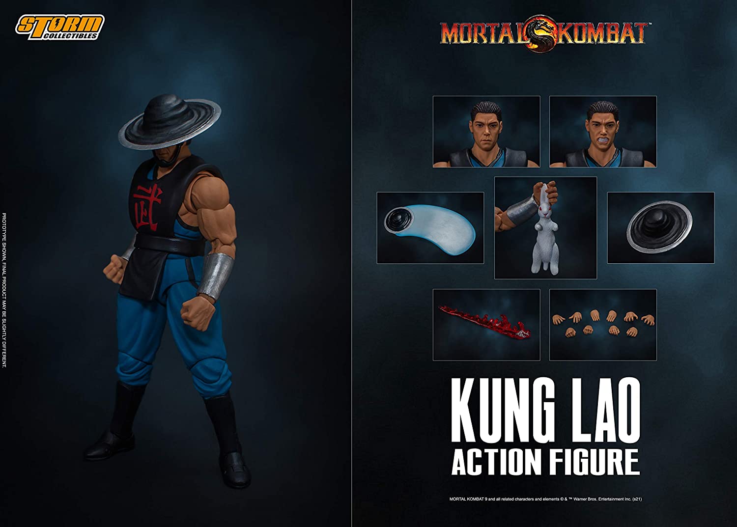 Storm Collectibles 1/12 Action Figure Kung Lao "Mortal Kombat" | 4897072871685