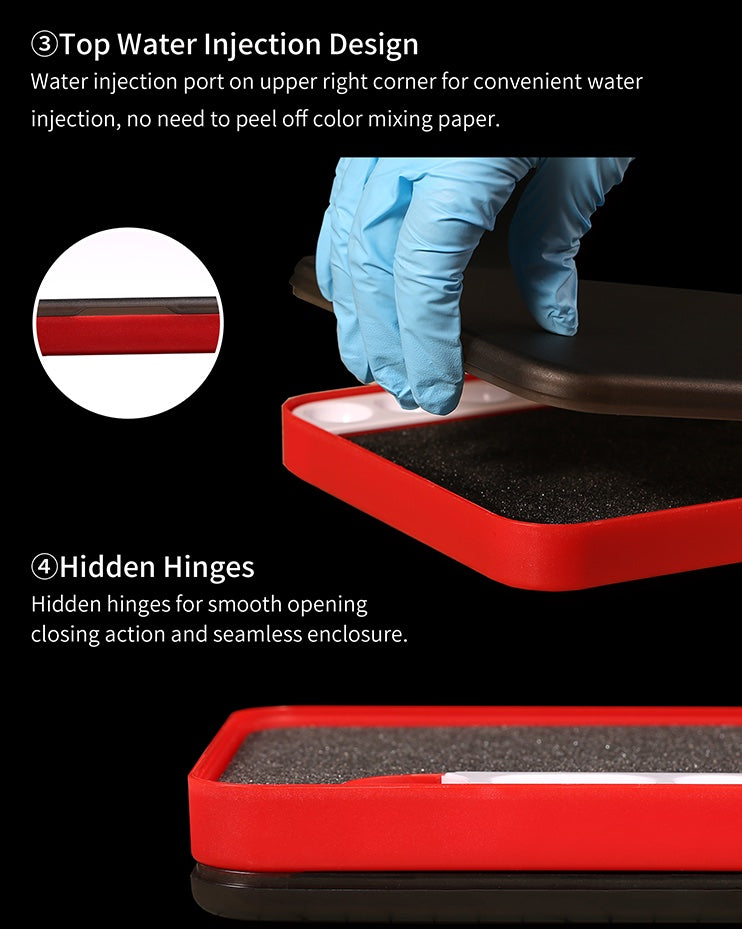 DSPIAE PRO Poseidon Moisturizing Color Mixing Box for Acrylic Paints | 6970845567904