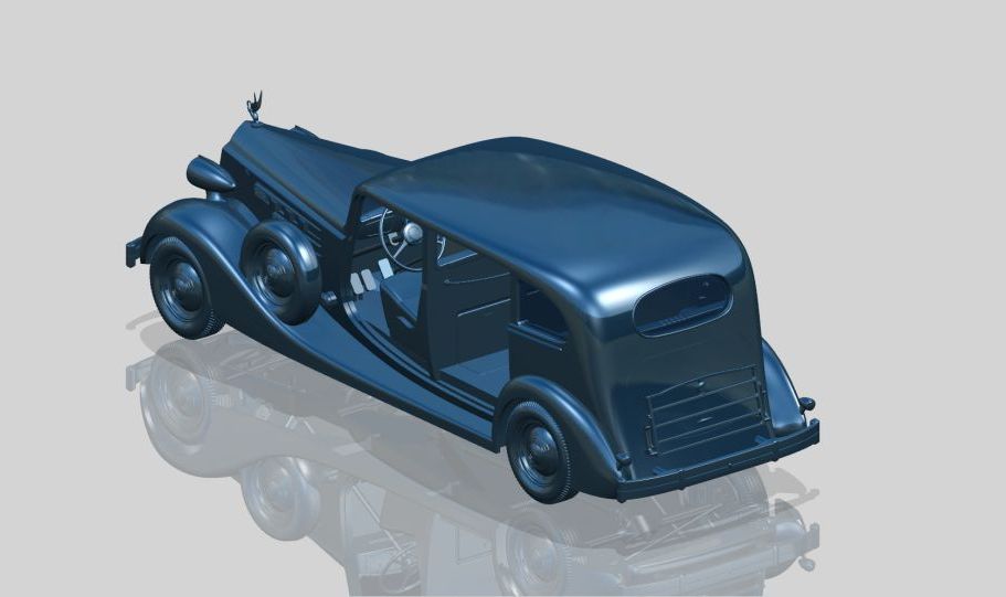 ICM 1/35 Packard Twelve (Model 1936), WWII Soviet Leader's Car with Passengers (5 figures) | 4823044402762