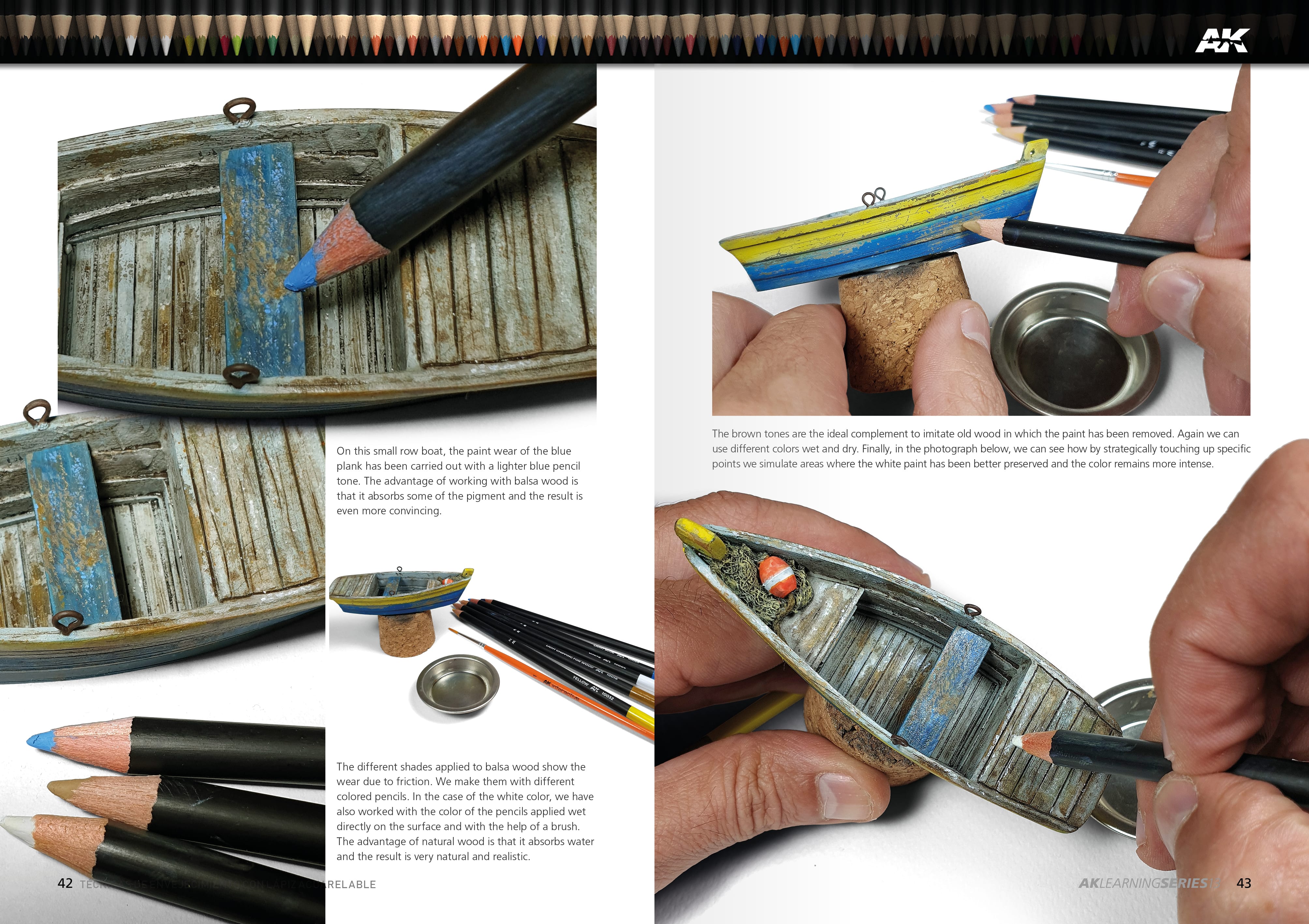 AK Interactive Learning Series #13 Weathering Pencil Techniques - English | 8435568312807