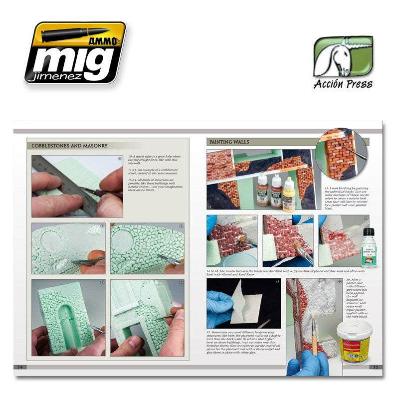 Ammo Mig Landscapes of War Dioramas Vol. 3 Rural Enviroments - The Greatest Guide (English) | 9788495464934