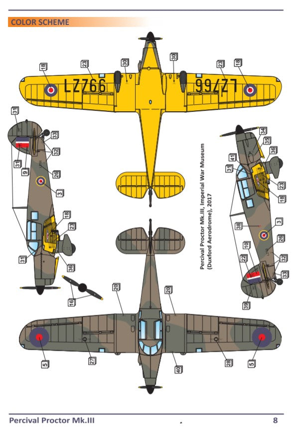 Dora Wings Percival Proctor Mk.III | 4820237050137