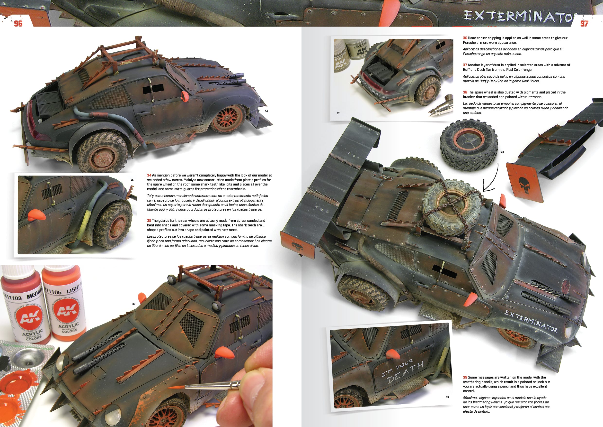 AK Interactive Doomsday Chariots, Modeling Post-Apocalyptic Vehicles | 8435568307940