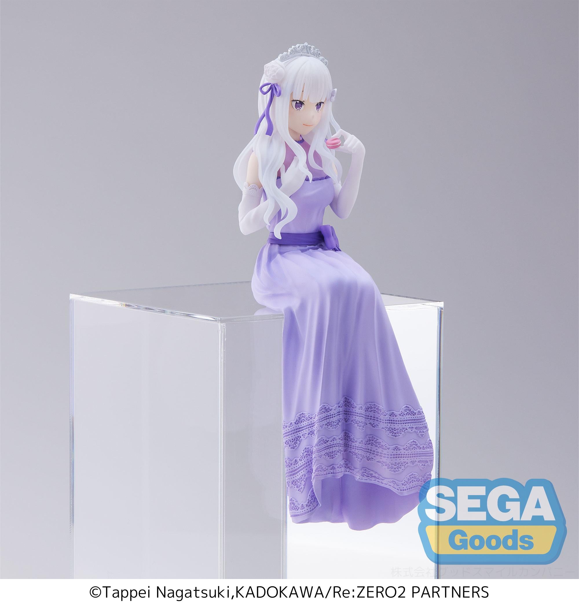 Re:ZERO -Starting Life in Another World-: Lost in Memories Emilia Dressed-Up Party PM Perching Figure | 4580779504238
