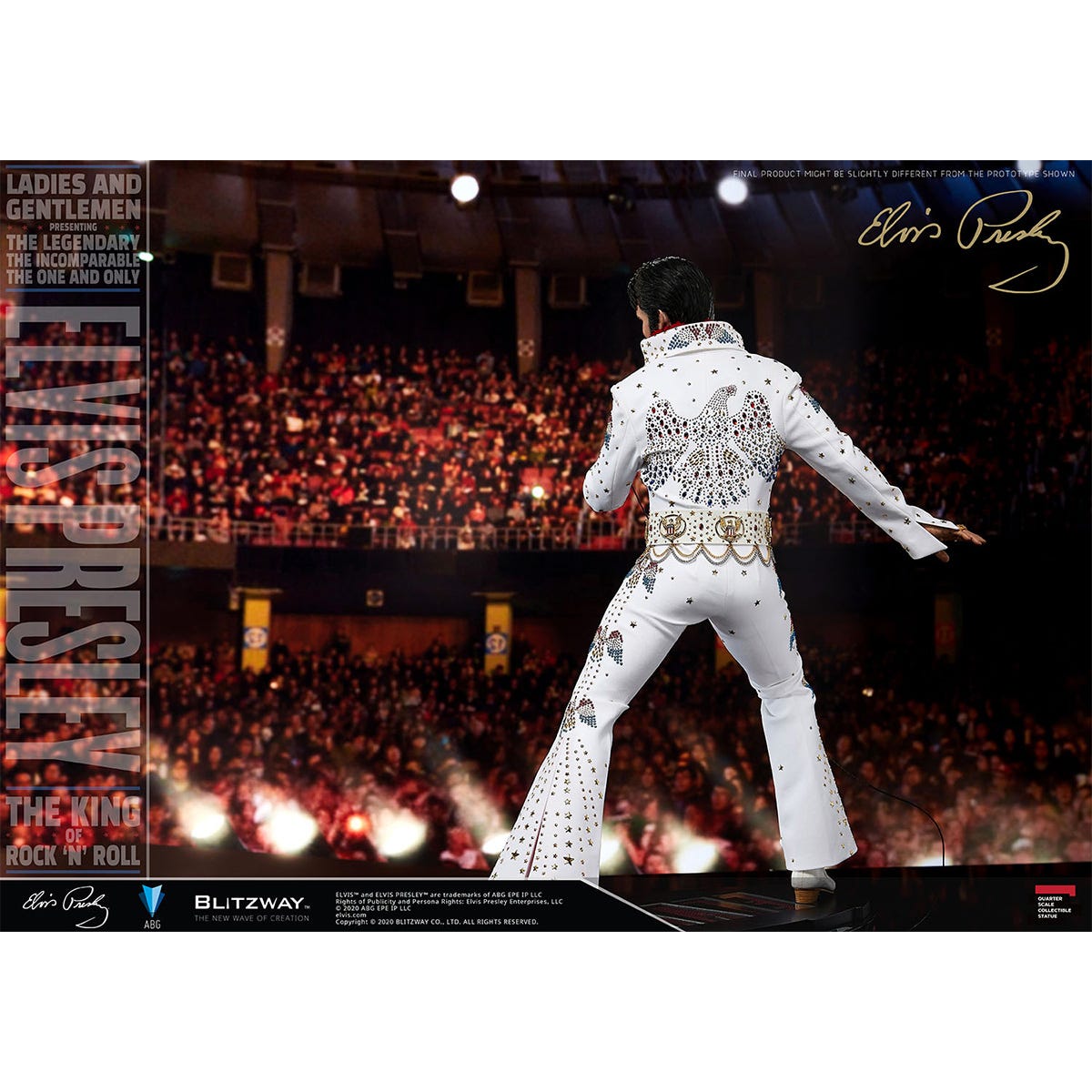 Blitzway 'Elvis Presley', 1/4th Superb Scale Statue | 8809321479395