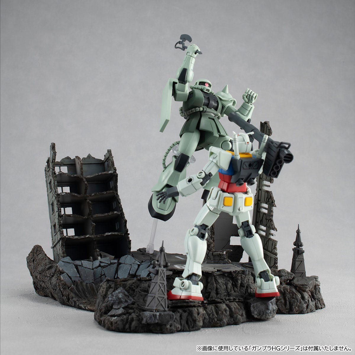 Megahouse Realistic Model Series G Structure Ruins at New yark (For 1/144 HG Models) "Gundam" | 4535123832321