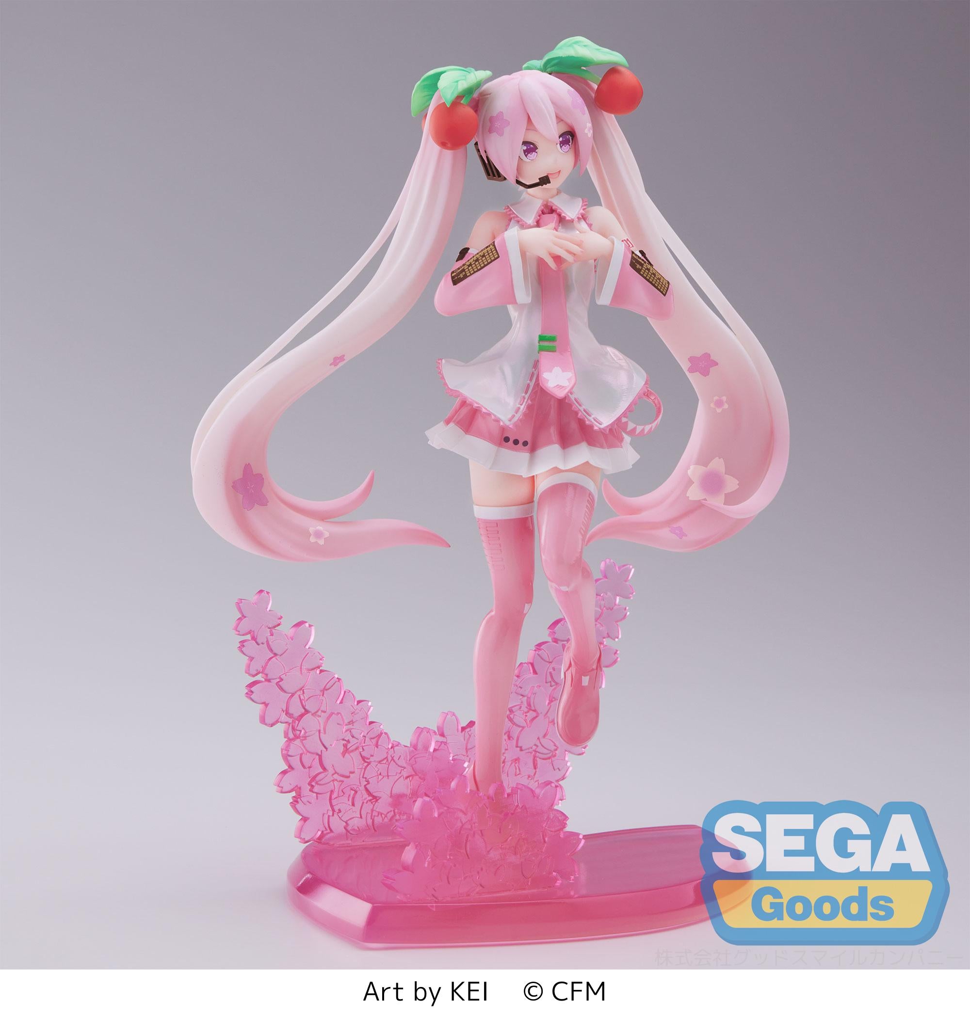 Hatsune Miku Series Sakura Miku 2023 Luminasta Figure | 4580779516484