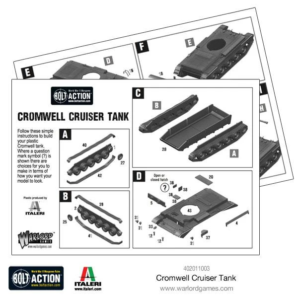 Bolt Action Cromwell Cruiser Tank | 5060393700562