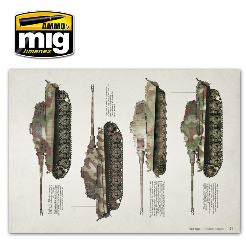 Ammo Mig King Tiger - Visual Modelers Guide (English) | 8432074060222
