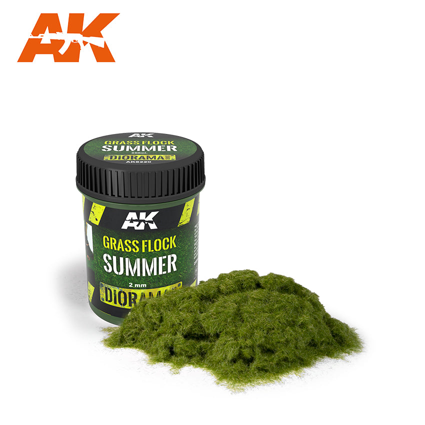 AK Interactive Grass Flock 2mm SUMMER | 8435568326118