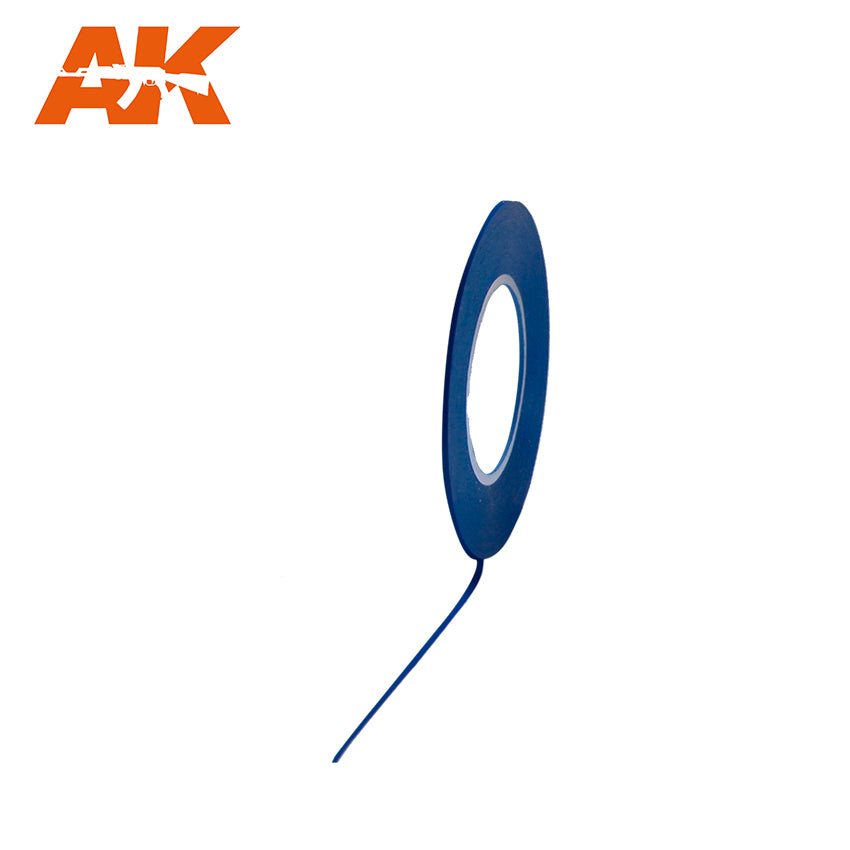 AK Interactive Blue Masking Tape for Curves - 1mm | 8435568312579