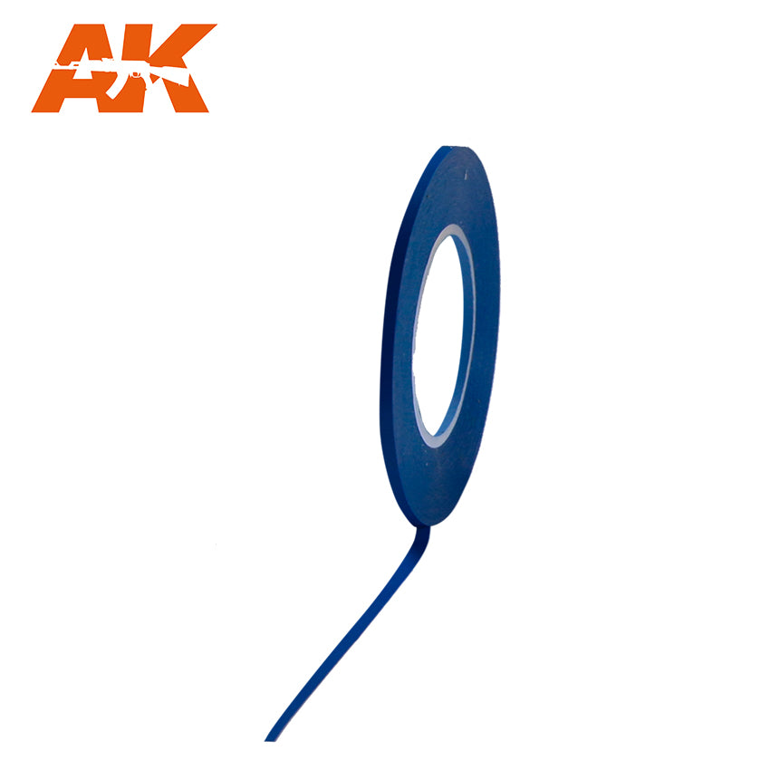AK Interactive Blue Masking Tape for Curves - 2mm | 8435568312586