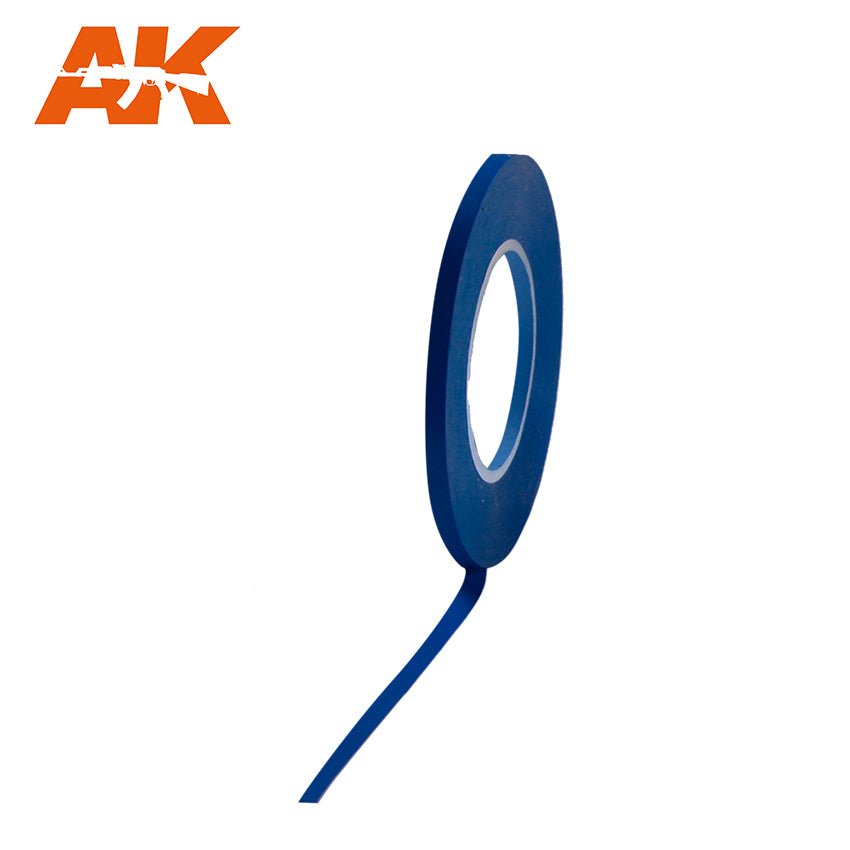AK Interactive Blue Masking Tape for Curves - 3mm | 8435568312630