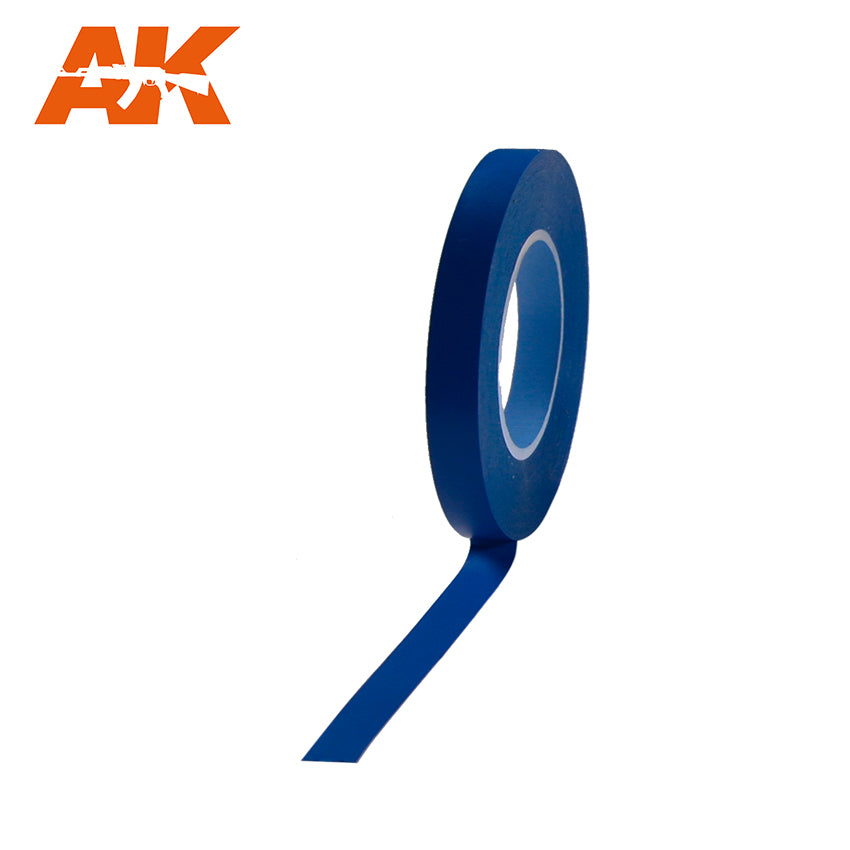 AK Interactive Blue Masking Tape for Curves - 10mm | 8435568312654