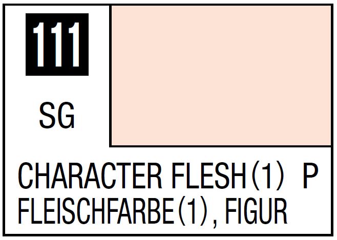 Mr Hobby Mr. Color 111 - Character Flesh (1) (Semi-Gloss/Primary) - 10ml | 4973028635492