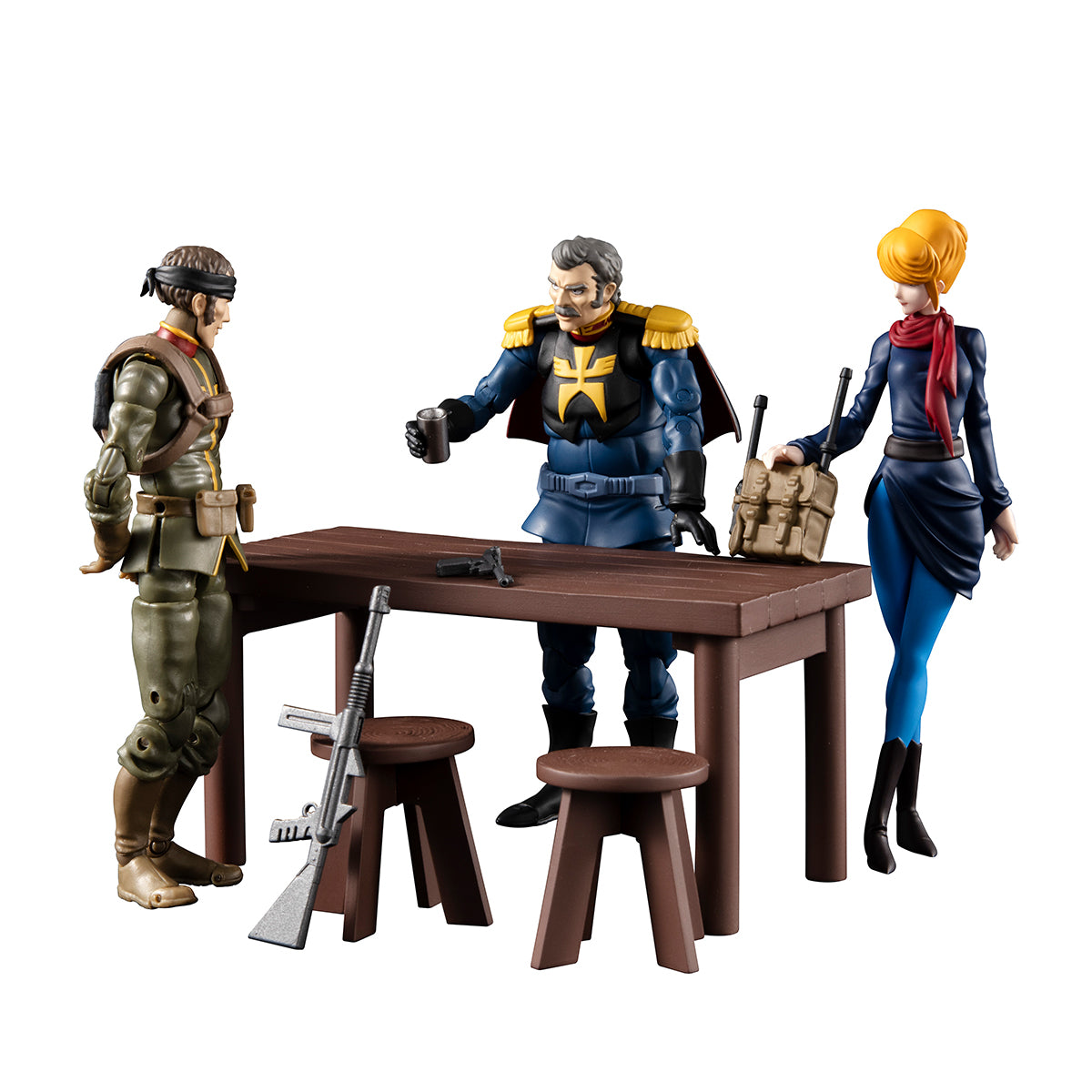 Megahouse G.M.G Principality of Zeon (Team Ramba Ral Set w/Gift) "Gundam" | 4535123833144