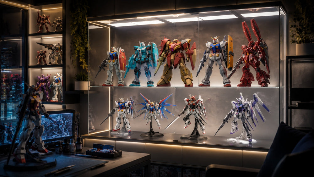 Gunpla Display Ideas: Stands, Cases & Lighting | P-Rex Hobby