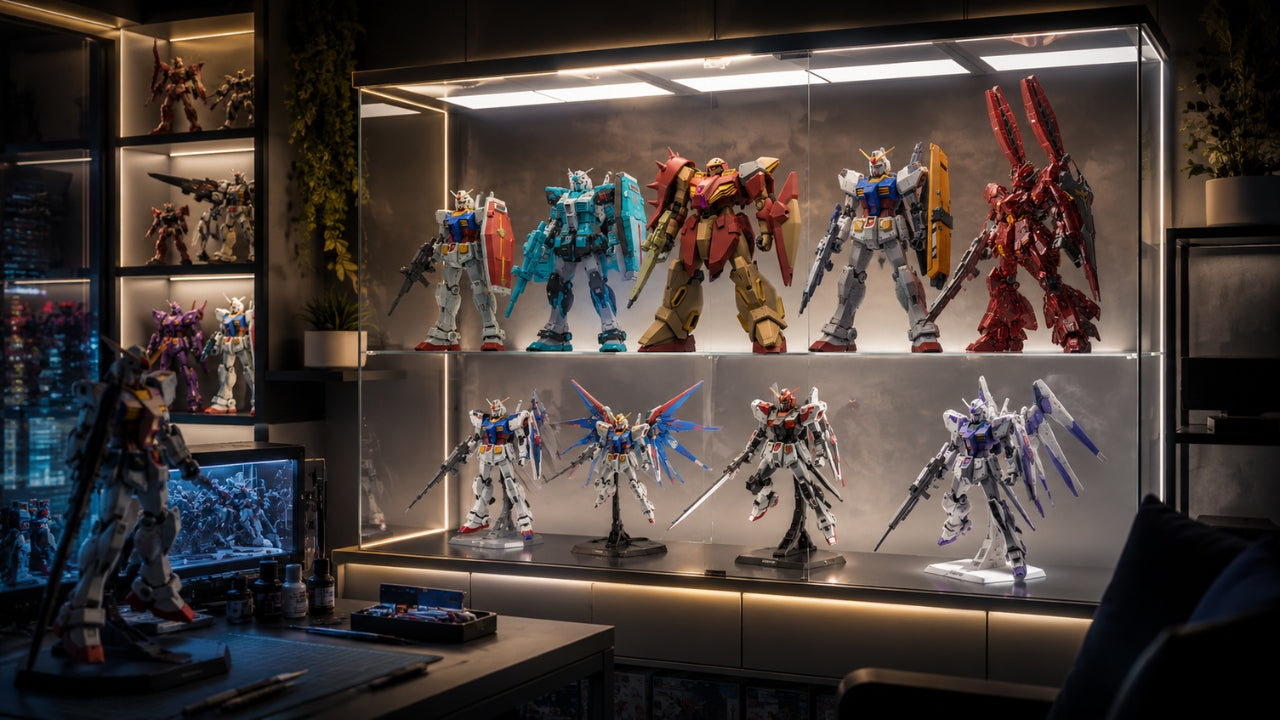 Best Ways to Display Your Gunpla Collection: Stands, Cases & Lighting