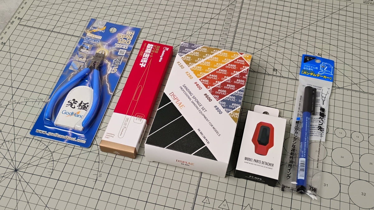 5 Basic Tools Every Beginner Gunpla Builder Needs | P-Rex Hobby
