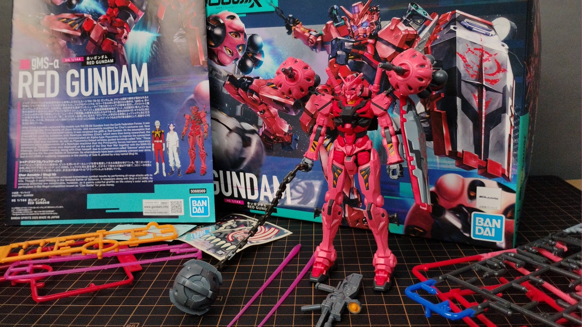 HG Red Gundam: The Best Articulation in High Grade Gunpla [Kit Review]