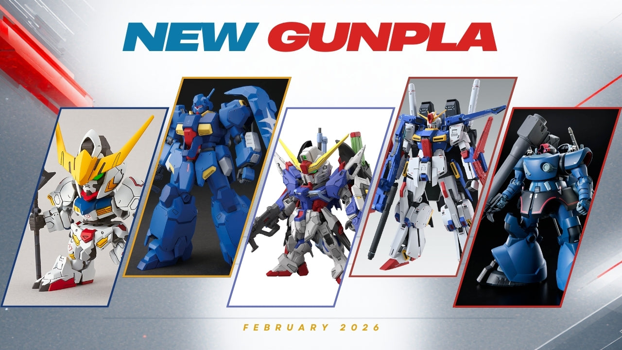 New Gunpla February 2026 – HG Rick Dom, MG ZZ Ver.Ka & Destiny Gundam