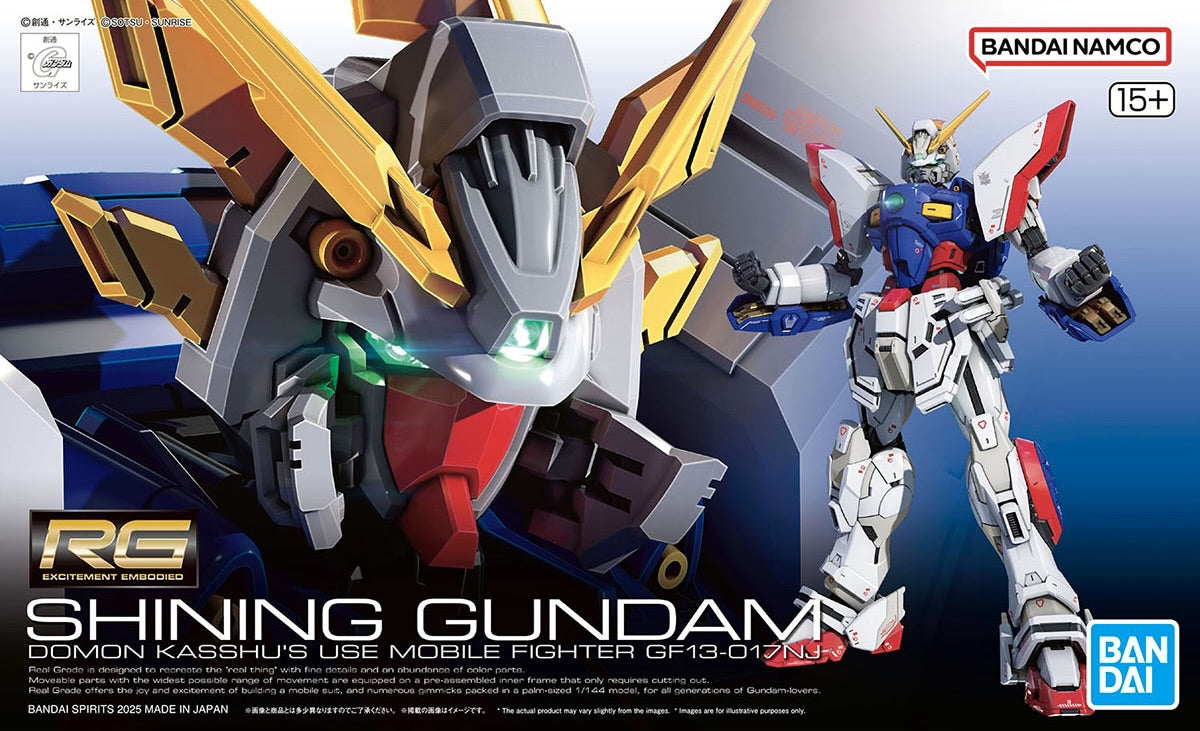RG 1/144 Shining Gundam – A Must-Have Real Grade for G Gundam Fans