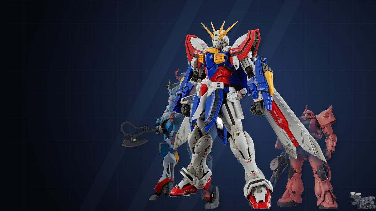 HG, RG and MG Gunpla kits like those packed in P-Rex Hobby Lucky Boxes