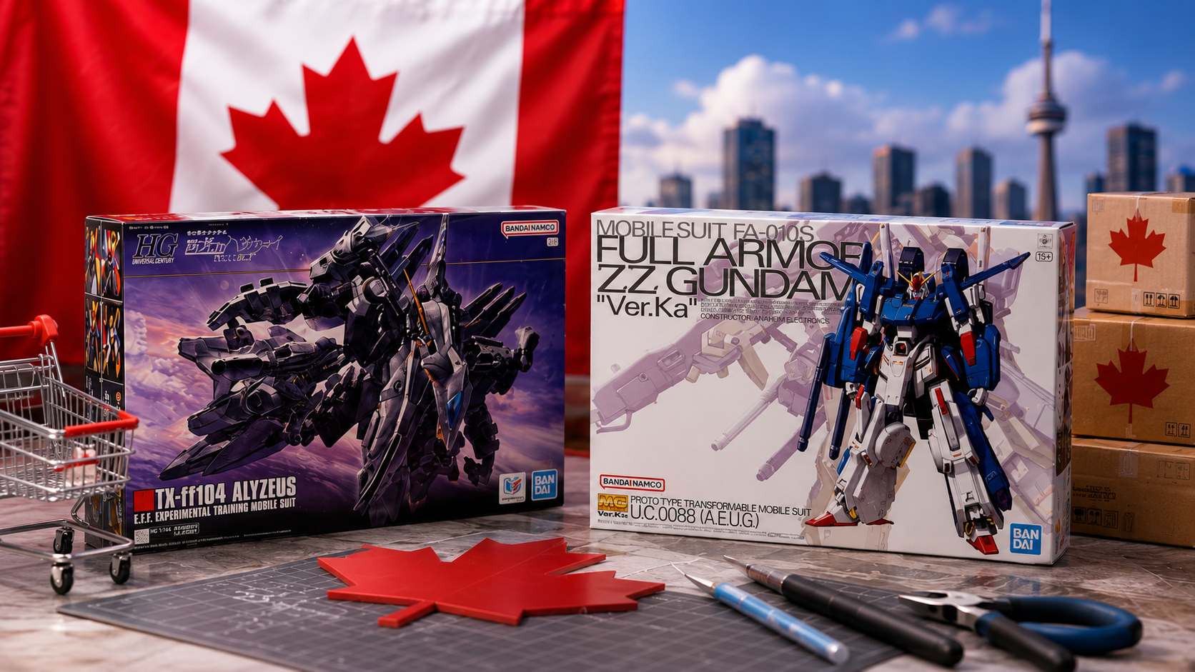 Where to Buy Gunpla in Canada (2026 Guide): Prices, Duties & Shipping Explained