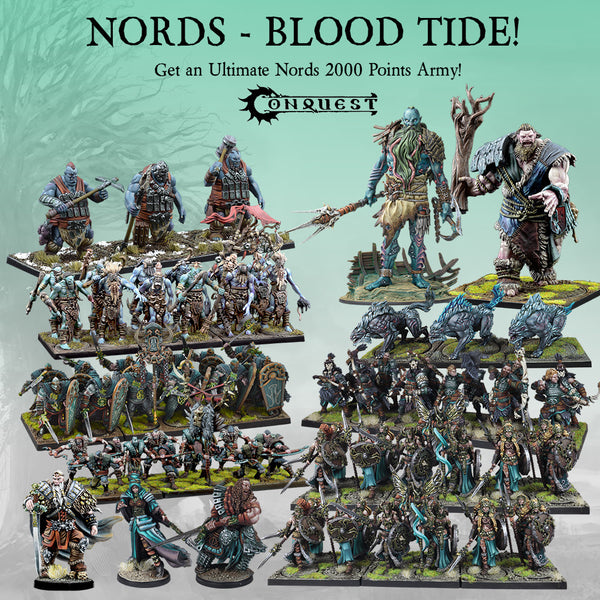 Conquest, Nords Blood Tide 2000pt Army (PBW1041) **Made to Order