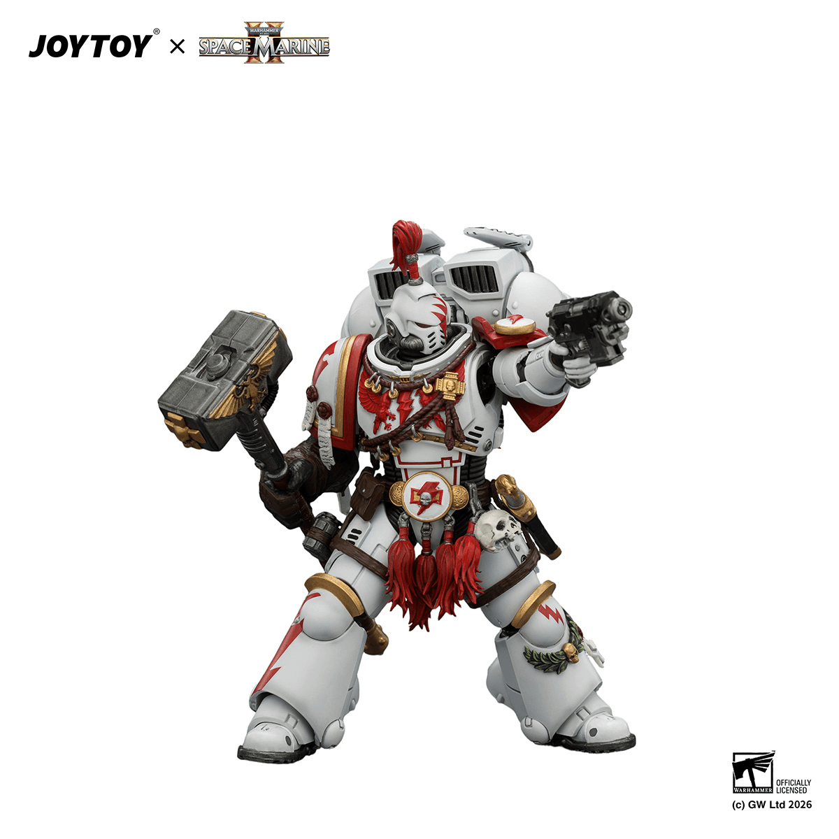 Game Edition White Scars Assault Intercessor Champion with Thunder Hammer and Bolt Pistol | 6927054404407