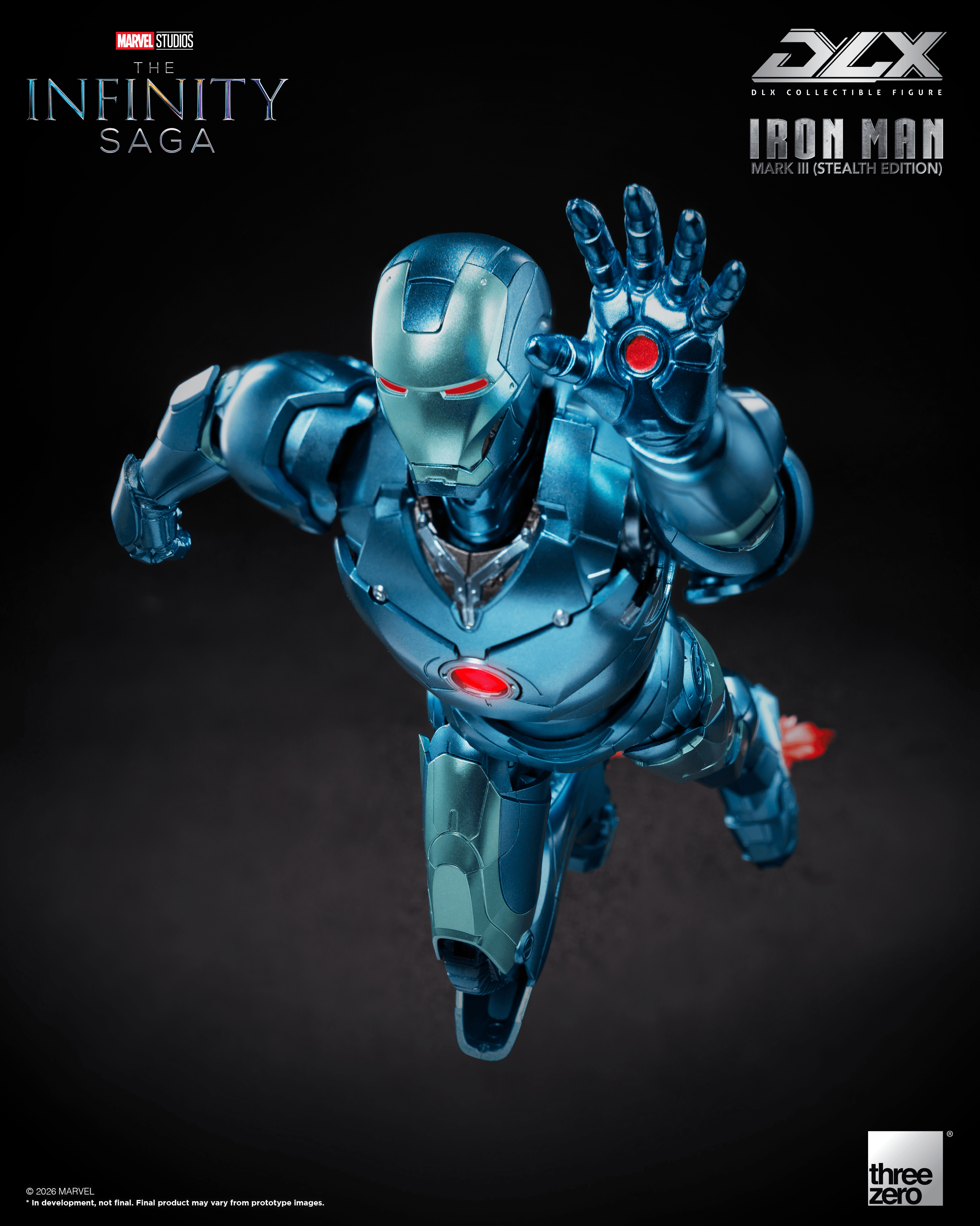Marvel Studios: The Infinity Saga - DLX Iron Man Mark 3 (Stealth Edition) | 4895250821842