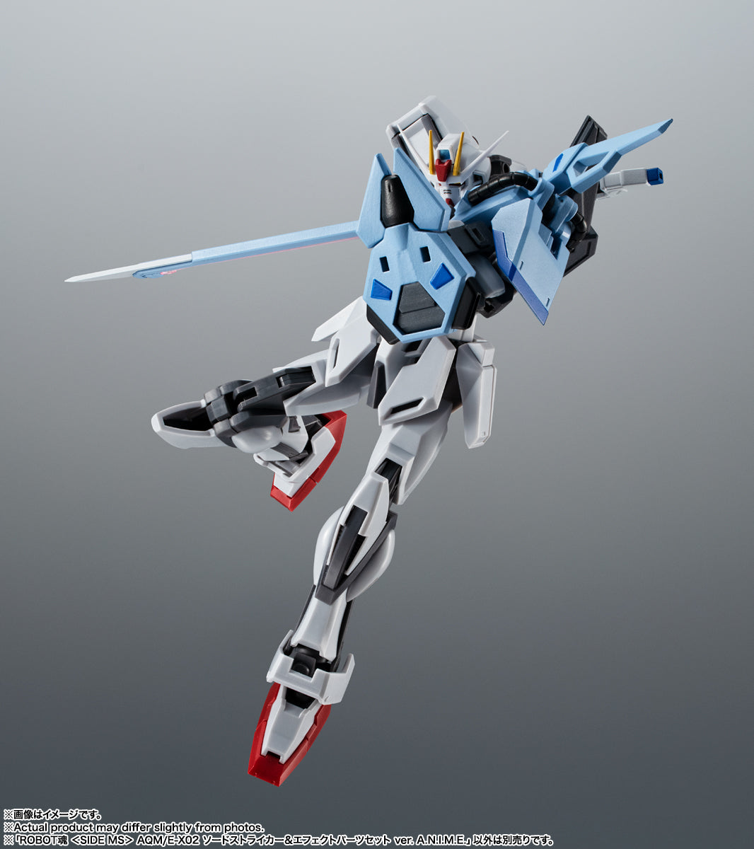 BANDAI Tamashii AQM/E-X02 SWORD STRIKER ＆ EFFECT PARTS SET ver. A.N.I.M.E. "MOBILE SUIT GUNDAM SEED", Bandai Spirits Robot Spirits(4573102639936)