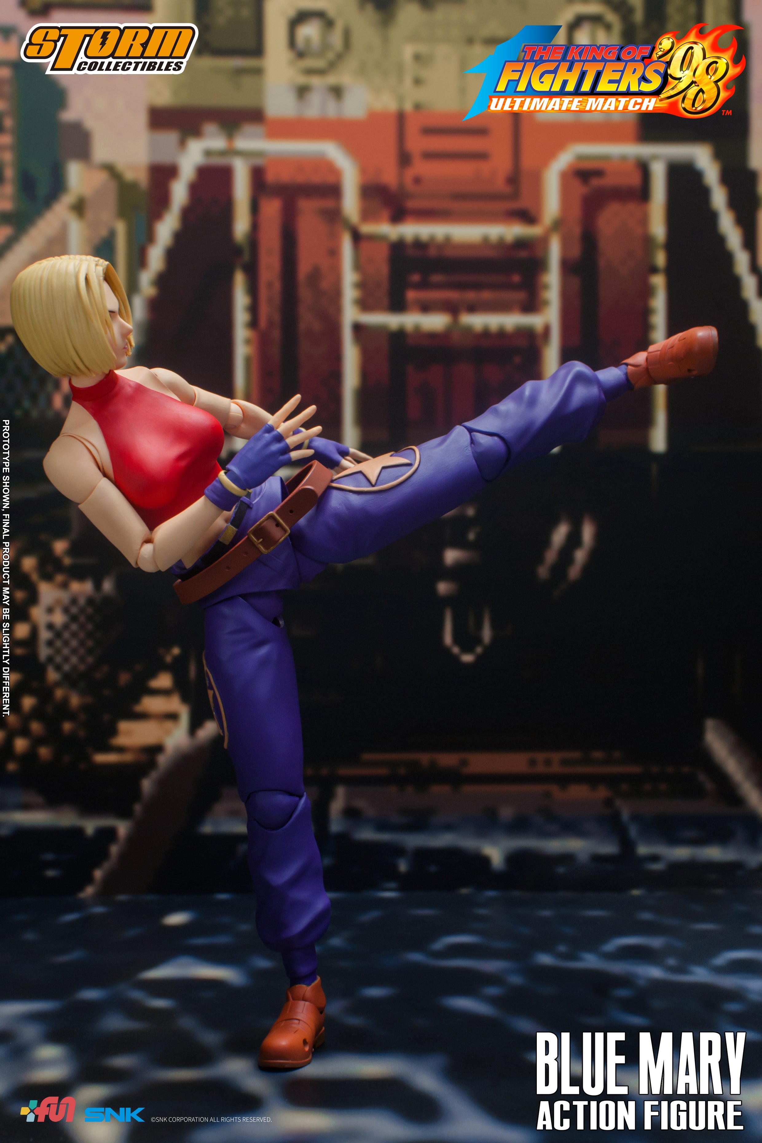 Storm Collectibles 1/12 Action Figure Blue Mary "King of Fighters '98" | 4897072872187