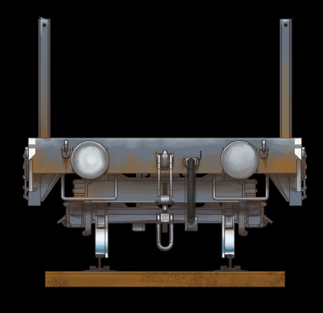 AK Interactive 1/35 German Railway Schwerer Plattformwagen Type SSYS