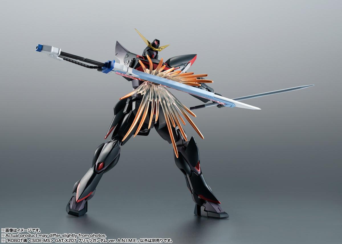 BANDAI Tamashii GAT-X207 BLITZ GUNDAM ver. A.N.I.M.E. "MOBILE SUIT GUNDAM SEED", Bandai Spirits Robot Spirits(4573102654922)