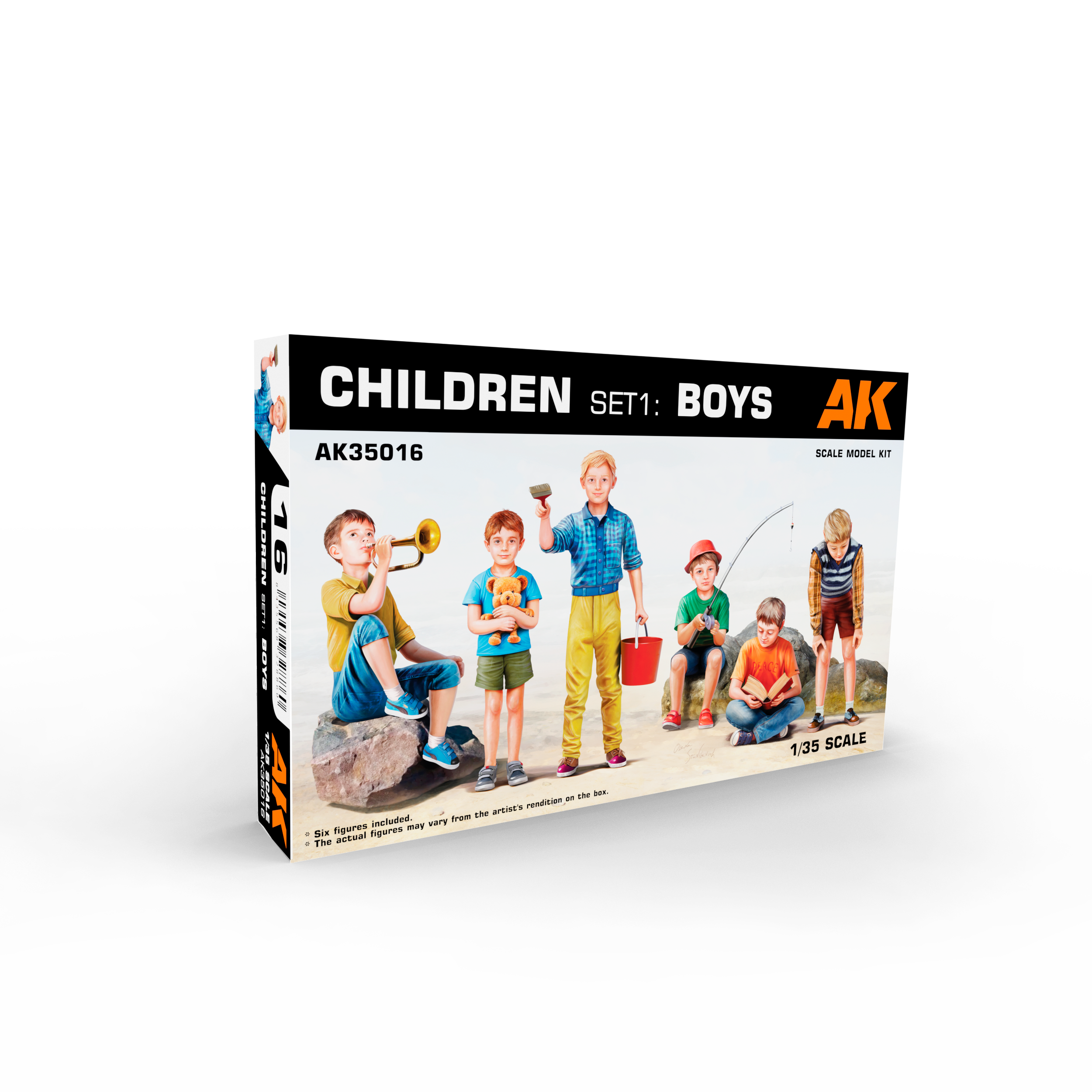 AK Interactive 1/35 Children Set 1: Boys | 8435568328860