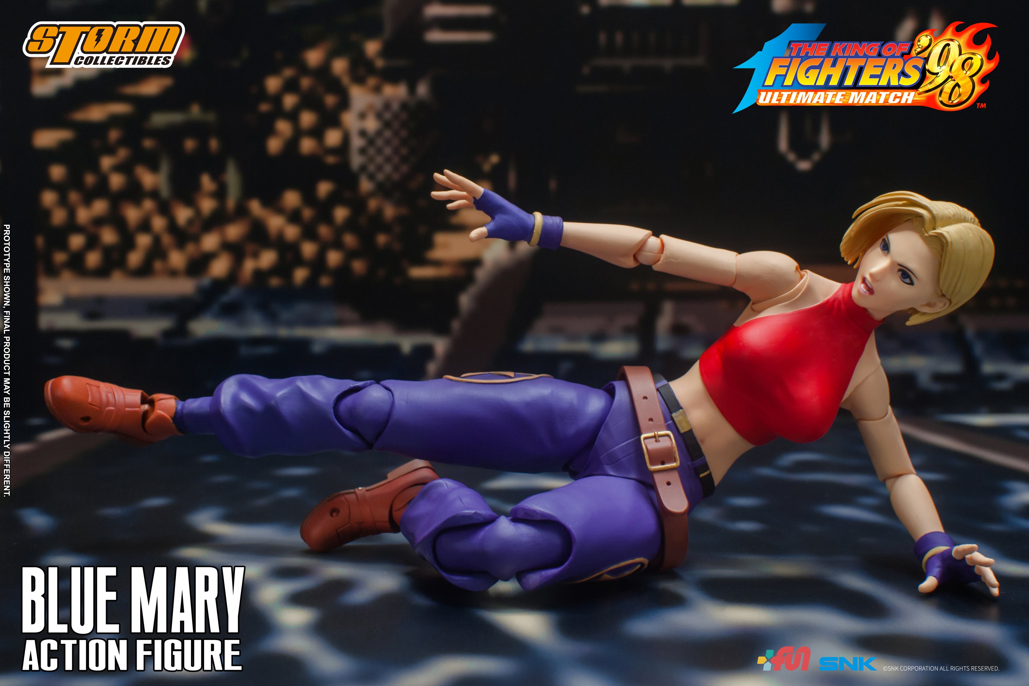 Storm Collectibles 1/12 Action Figure Blue Mary "King of Fighters '98" | 4897072872187